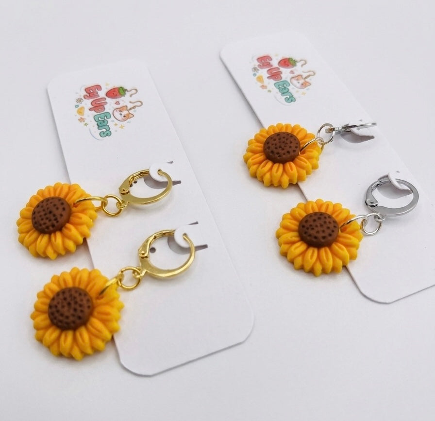 Sunflower Earrings