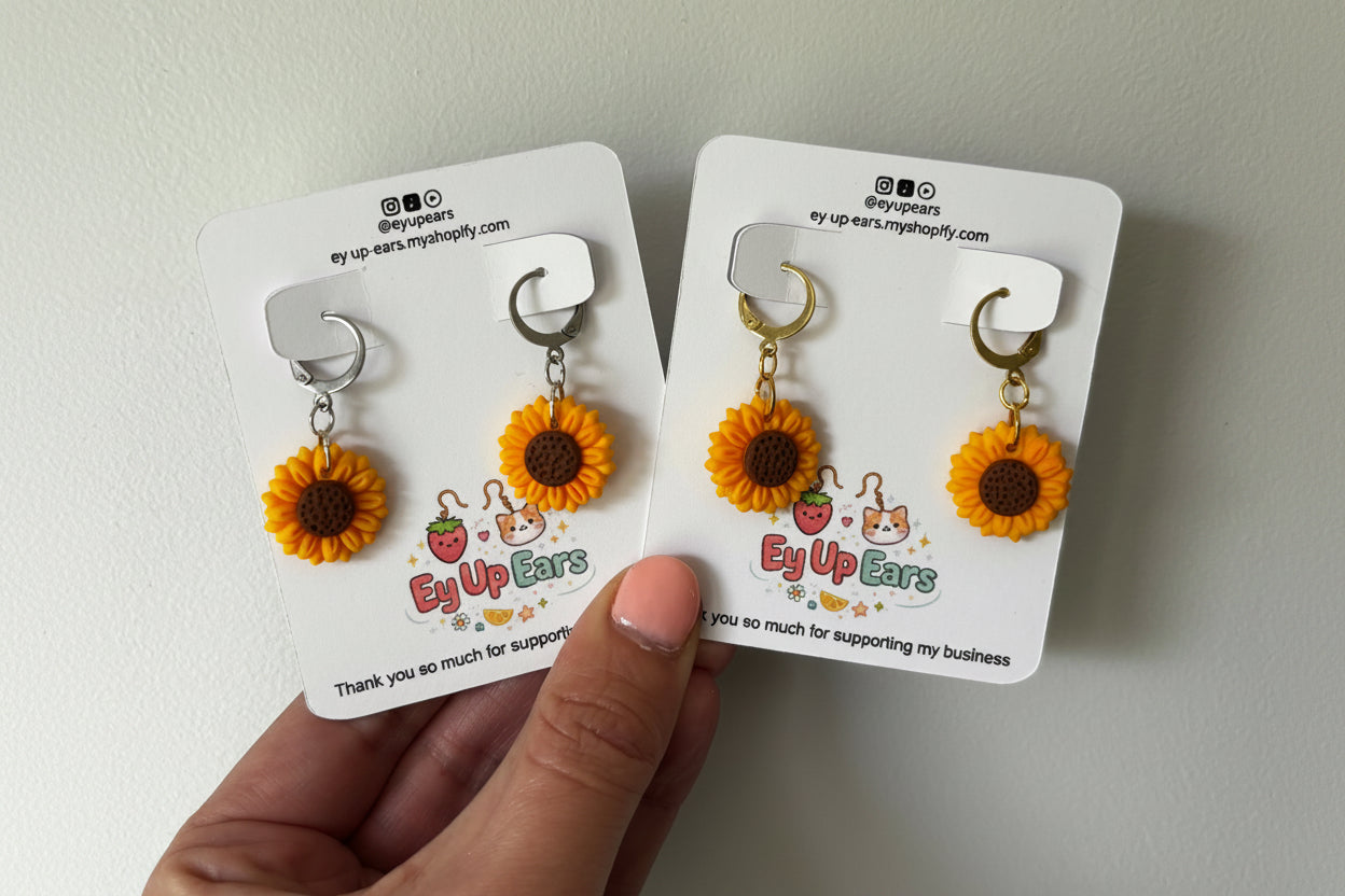 Sunflower Earrings