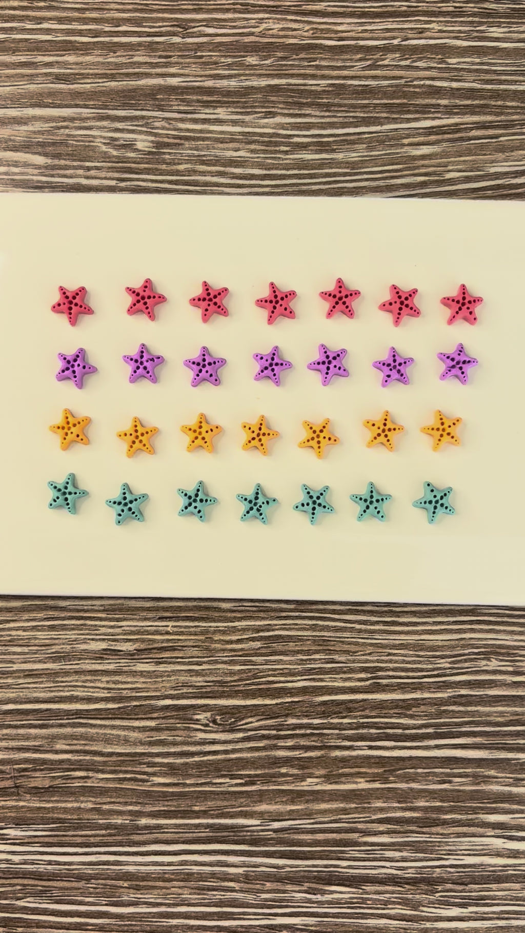 Starfish Mini Stud Earrings- Beach inspired  - Seaside - Summer Stud Collection